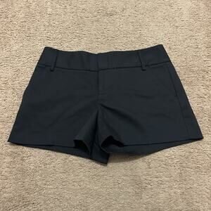 Alice + Olivia Employed Shorts Size 6 Black 3.5” Inseam Preppy